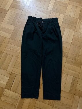 Classic dark woman Pleated Trousers